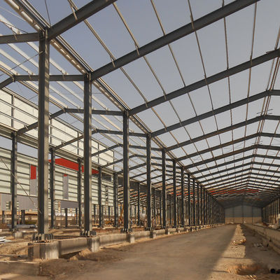 Kaynatılmış Bağlantı Önden Yapılandırılmış Metal Yapılar Çelik Çerçeve Bina OEM