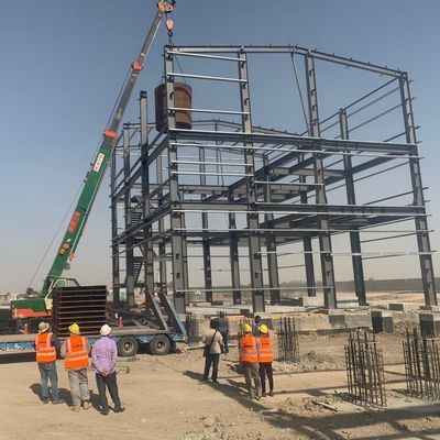 Hafif Ağırlıklı Prefabrik Çelik Ofis Binası Boyalı Yüzey Tedavisi