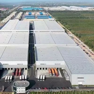 SGS Çelik Yapı Binanı Q355 Metal Çelik Yapı Sıcak Lastikli