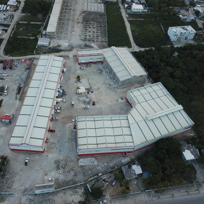 Prefabik Hafif Çelik Yapı Depo Binası Ayrılabilir Su geçirmez