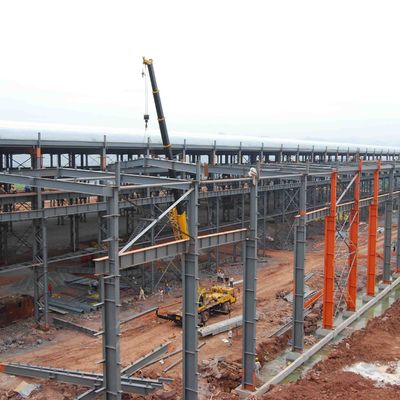 Prefabik Hafif Çelik Yapı Depo Binası Ayrılabilir Su geçirmez