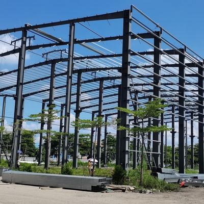 Anti Pas Boyası Metal Atölyesi Binalar Prefabrik Metal Depo ODM