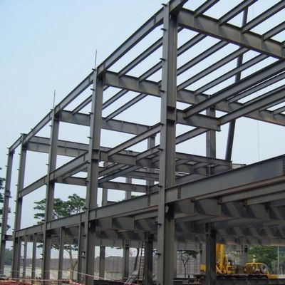 Ticari Prefab depo binası Galvanizli çelik yapısı