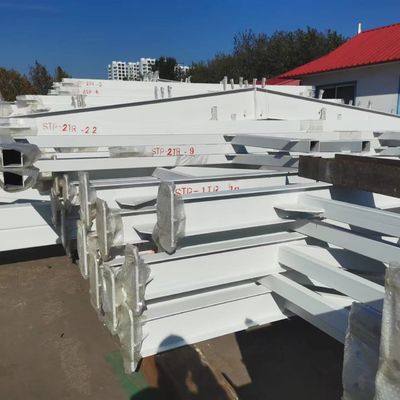 Boyalı çelik kiriş depoları prefabrik çelik depo binaları CE sertifikası