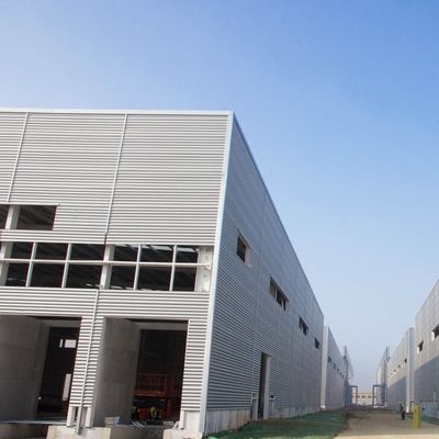 Boyalı çelik kiriş depoları prefabrik çelik depo binaları CE sertifikası
