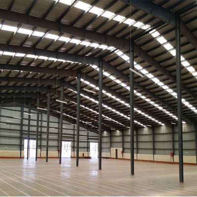 Ekolojik Çelik Yapı Bina ODM Metal Garaj Bina Galvanize