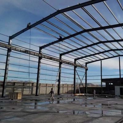 Su geçirmez çelik yapı atölyesi düşük karbonlu yangın prefab metal atölyesi