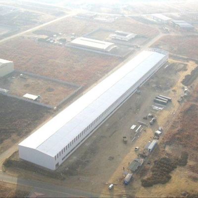 Su geçirmez çelik yapı atölyesi düşük karbonlu yangın prefab metal atölyesi