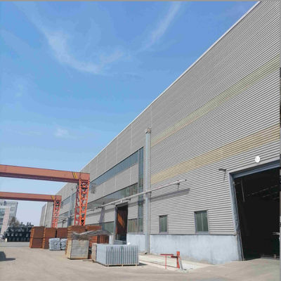 Galvanizli Metal Uçak Hangarı Metal Depo Binaları Q355B