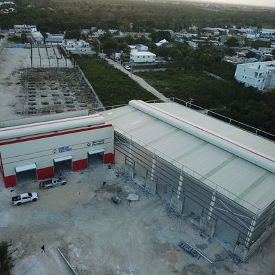 Sıcak Dip Galvanize Önyapıt Depo Binası Büyük Span BV Sertifikasyonu