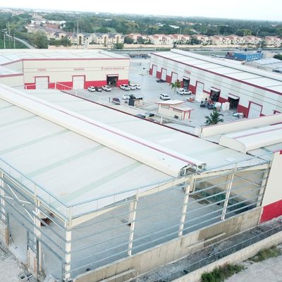 Sıcak Dip Galvanize Önyapıt Depo Binası Büyük Span BV Sertifikasyonu