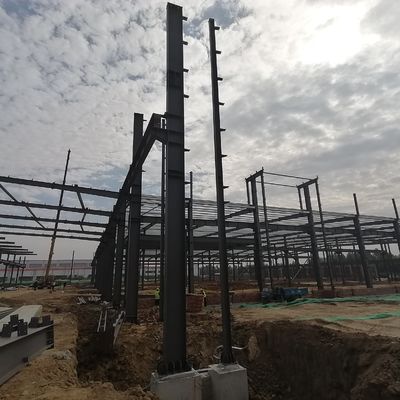 Deprem Direnci Çelik Yapı Depo İnşaatı H Bölümü