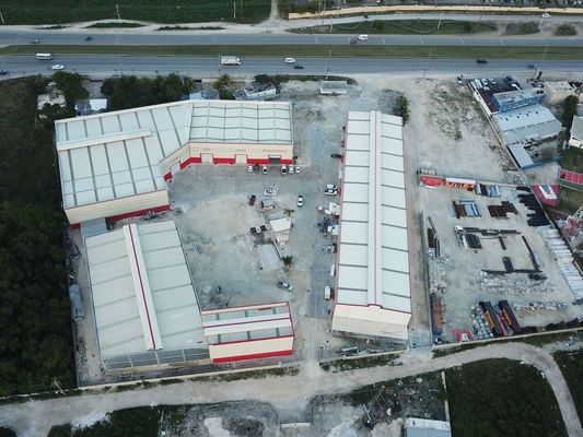 Katı Prefabrik Çelik Yapı Bina Ekonomik Çelik İnşaat Depo