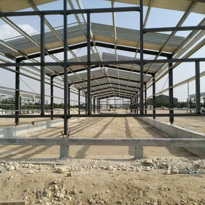 ODM Prefab Metal Depo Akıllı Çelik Çerçeve Tavuk Evi