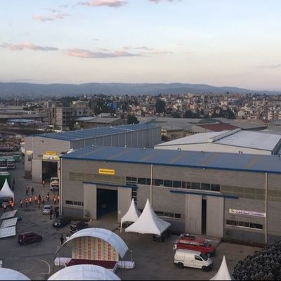 Q355B Prefabrik Çelik İnşaat Prefabrik Çelik Depo Binaları ODM