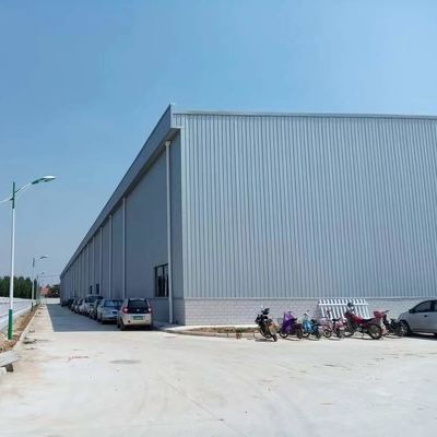 CE Prefab depo binası galvanizli ekonomik kaynaklı H tipi çelik