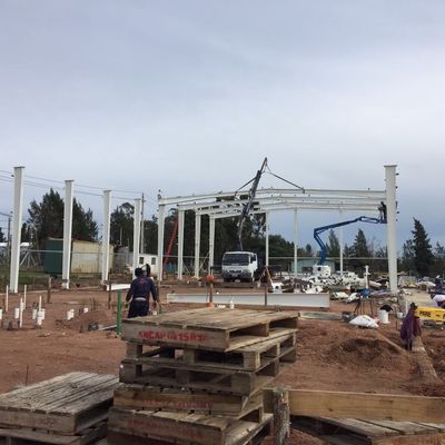 Galvanizasyon Boyalı Çelik Yapı Atölyesi Hazırdan Yapılmış Çelik Atölyesi Bina