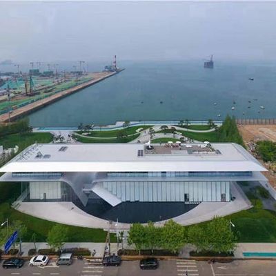SGS Çelik Çerçeve Ofis Binaları Q235B Deniz Manzarası Metal Çerçeve Binaları