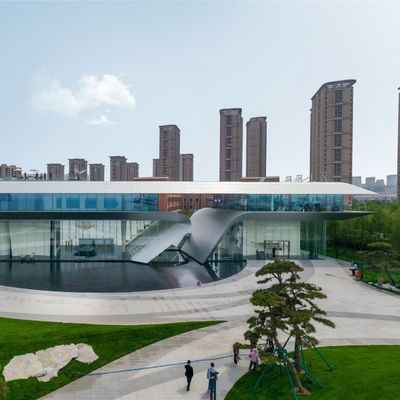 SGS Çelik Çerçeve Ofis Binaları Q235B Deniz Manzarası Metal Çerçeve Binaları