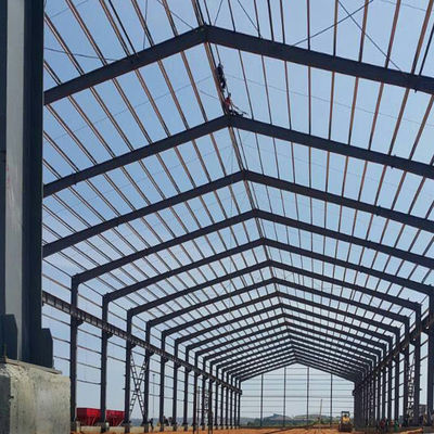 ISO Çelik Yapı Bina Gürültü İzolasyonu Prefabrik Çelik Atölyeleri