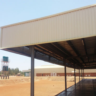 Q235 Çelik Yapı Atölyesi Prefab Metal Depo SGS Sertifikası