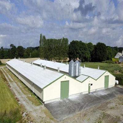 SGS Hayvancılık Çiftliği Evi Prefabrik Otomatik Çelik Çerçeve Tavuk Kulübü