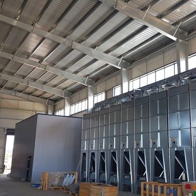 Ticari prefabrikat atölyesi binaları Özel çelik yapısı