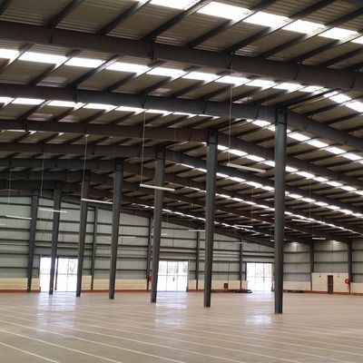 Korozyona dayanıklı prefabrik metal depo binası galvanizli