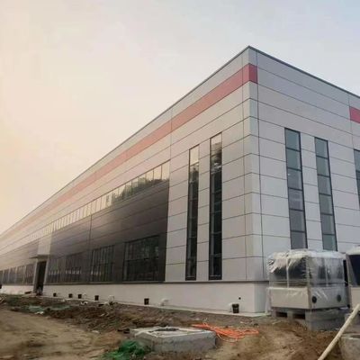 Özel sıcak galvanizli prefab çelik yapı atölyesi inşaatı