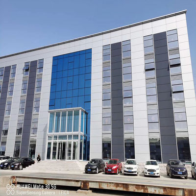 ODM Çelik Çerçeve Ofis Binaları Çok Kullanımlı Ön Yapılandırılmış Sergi Salonu