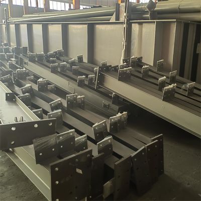 BV Prefab Warehouse Bina Sıcak Lastikli Çelik Yapı Bina