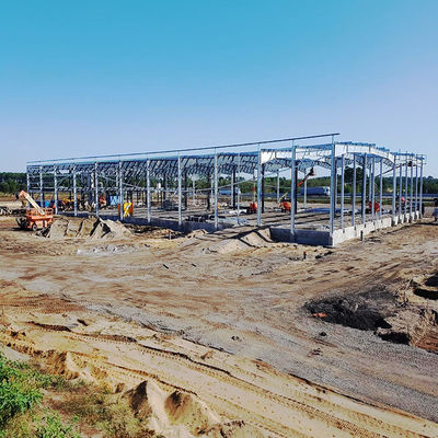 CE Çelik Yapı Bina Saldırılmış H Bölümü Çelik Yapı Hangar