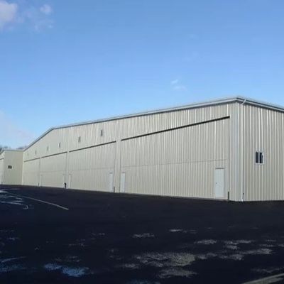 ODM Yapısal Çelik Hangar Modüler Korozyona Direnci Prefab Havacılık Hangarı
