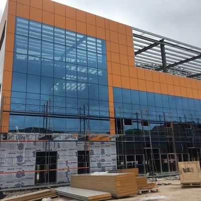 Q345 Çelik Prefabrik Evler OEM Prefabrik Çelik Yapı Bina
