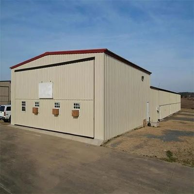 Prefabrik Metal Hangar Bina Isı İzolasyon Çelik Bina Hangar