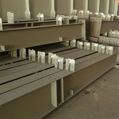 Esneklik Q355b Çelik Çerçeve Depo İnşaatı Yangına dayanıklılık