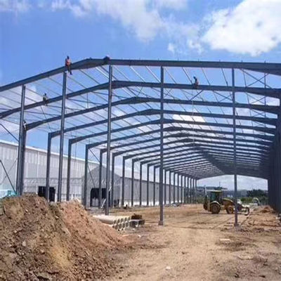 Rüzgar Direnci Yapılandırılmış Çelik Ev OEM Metal Çerçeve Binalar