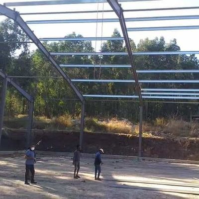 Özel Yapı Hazırlanmış Çelik Yapı Depoları Yangına Karşı Panelli