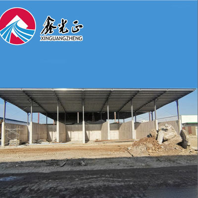 Purlin Prefab Depo Bina Çelik Yapı Boyalı Yüzey Tedavisi