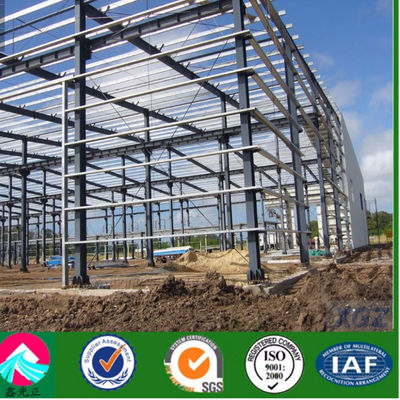 OEM Çelik Depo Binaları Sıcak Dip Galvanizli Çelik Uçak Hangarı
