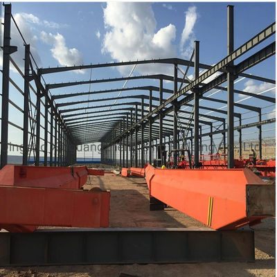 OEM Çelik Depo Binaları Sıcak Dip Galvanizli Çelik Uçak Hangarı