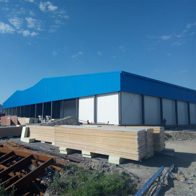 CE Yapısal Çelik Hangar Portal Çerçeve Ön Madenli Çelik Yapı Hangar