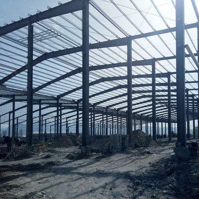 CE Yapısal Çelik Hangar Portal Çerçeve Ön Madenli Çelik Yapı Hangar