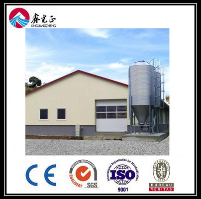 CE Broiler Tavuk Kafes Sistemi Tavuk yetiştirme için Tencere besleme sistemi