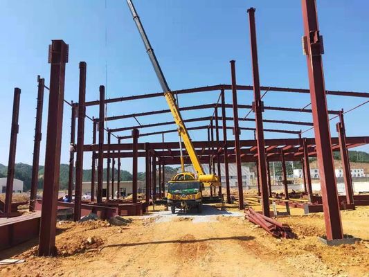 Ayarlanabilir Çelik Yapı Dolaşımlı Kapılı Depo Binası