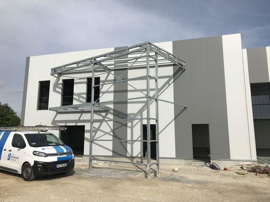 Galvanizli Metal Binalar Atölyesi Çelik Yapı ISO Sertifikası