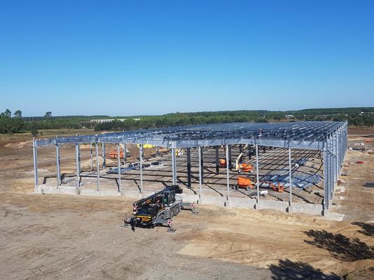 Galvanizli Metal Binalar Atölyesi Çelik Yapı ISO Sertifikası