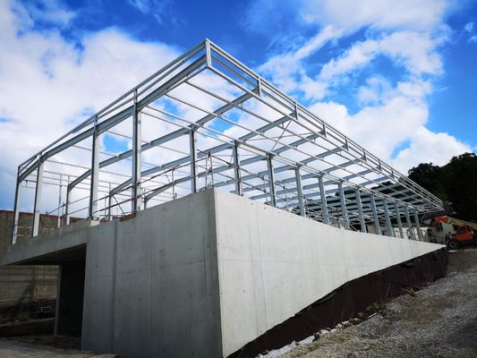Galvanizli Metal Binalar Atölyesi Çelik Yapı ISO Sertifikası