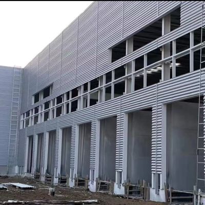Yüksek katmanlı çelik yapı inşaat depo sıcak galvanizli OEM