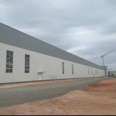Yüksek katmanlı çelik yapı inşaat depo sıcak galvanizli OEM